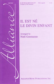 Il Est Ne Le Devin Enfant SAB choral sheet music cover Thumbnail